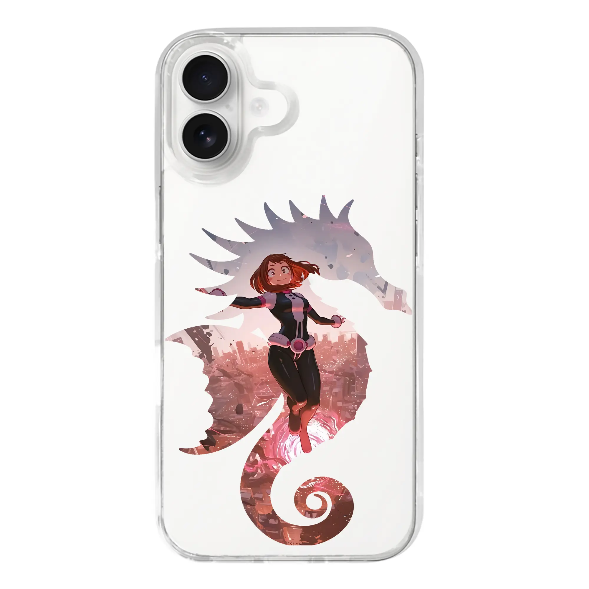 僕のヒーローアカデミア グッズ,麗日お茶子 - iPhone 17シリーズ 透明スマホケース – 薄型・耐衝撃・精密フィット保護カバー